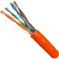 Chiptech, Inc Dba Vertical Cable Vertical Cable 0 CAT5e 350MHz Solid Bulk Cable, Orange, 1000ft. 151-105/OR